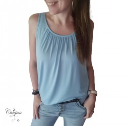 Zoey Top Light Blue - Ofelia