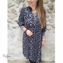 Lou Dress Grey Leo - Ofelia