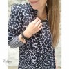 Lou Dress Grey Leo - Ofelia