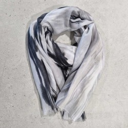 Grey Print Tørklæde - Vanting
