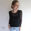 Gitte Mesh Black Dot - Ofelia