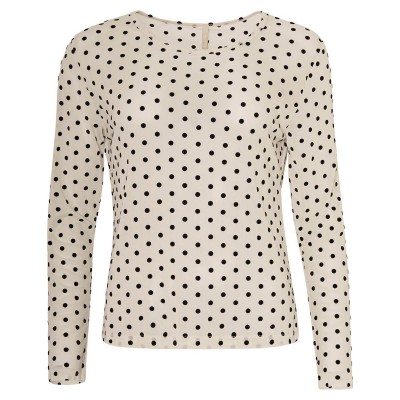 Gitte Mesh Creme Dot - Ofelia