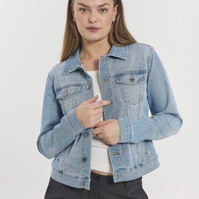 Rock Jacket Light Blue Denim - FreeQuent