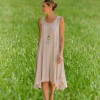 Taupe Stripe Dress