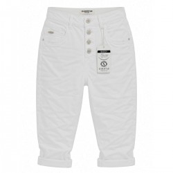 White Capri Jeans - Karostar