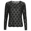 Gitte Mesh Black Flower - Ofelia