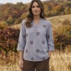 Ella Blouse Blue - Ofelia