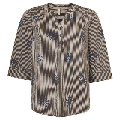 Ella Blouse Navy - Ofelia