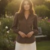 Lonnie Shirt Brown - Ofelia