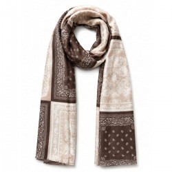 Brown Paisley Tørklæde