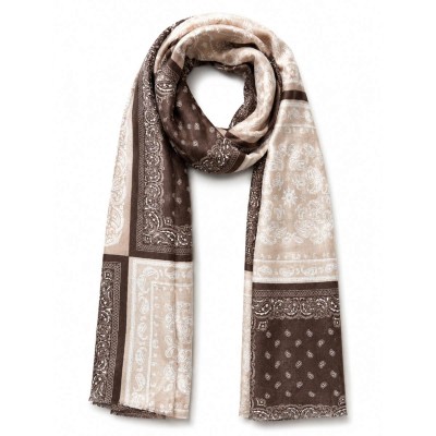 Brown Paisley Tørklæde