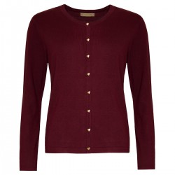 Fri Bordeaux Cardigan - Ofelia