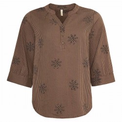 Ella Blouse Brown - Ofelia