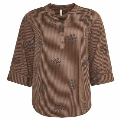 Ella Blouse Brown - Ofelia