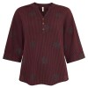 Ella Blouse Bordeaux - Ofelia