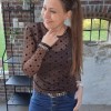 Gitte Mesh Brown Dot - Ofelia