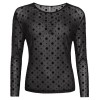 Gitte Mesh Black Dot - Ofelia